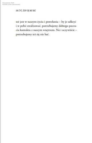 Jak żyć, żeby się nie bać? na Arena.pl
