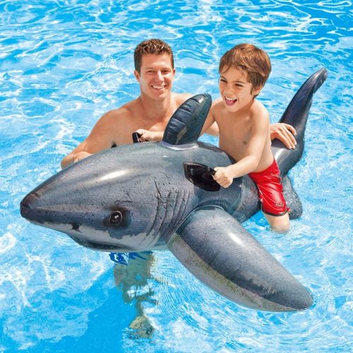 Rekin dmuchany materac dla dzieci Intex 173cm na Arena.pl