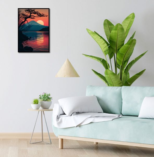 Plakat 39,5x55cm Góra Wieczorem zdjęcie 4