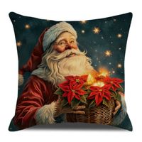 poszewka na poduszkę 45 x 45 cm motyw świąteczny boho pod202