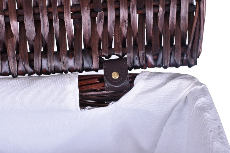 Kosz wiklinowy brązowy 114 L zdjęcie 5