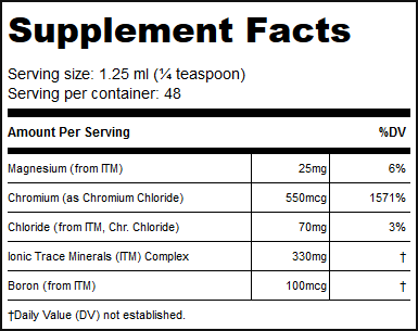 Trace Minerals Research Ionic Chrom 550 mcg 59 ml na Arena.pl