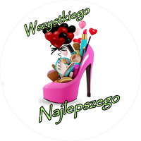 Opłatek na tort Buty Szpilki Whisky Drink Kwiaty Urodziny 18 30 40 50 60