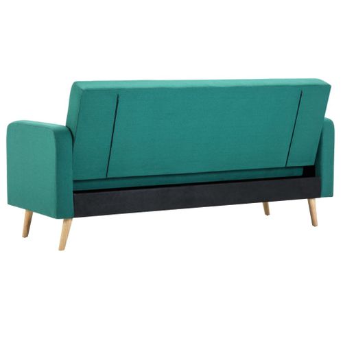 Sofa materiałowa, zielona na Arena.pl