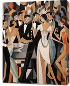 Obraz 70x90cm Bal w Art Deco