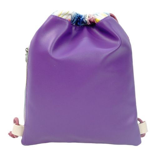 Worko-Plecak Fioletowy z Motywem Dmuchawców – Handmade z Ukrytą Kieszenią na Zamek na Arena.pl