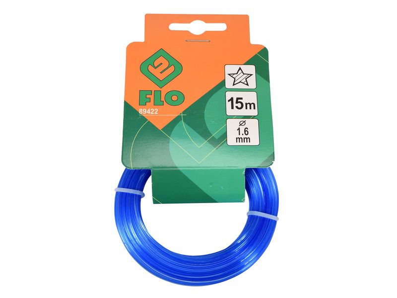 ŻYŁKA TNĄCA DO KOS I PODKASZAREK 1,6 MM 15 MB FLO 89422 GWIAZDKA zdjęcie 1