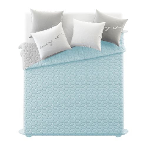 Narzuta Next Cube Mint & Light Grey 170x210 na Arena.pl