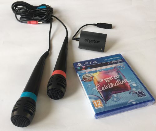 2 Mikrofony Sony + gra SingStar Celebration PL PS4 na Arena.pl