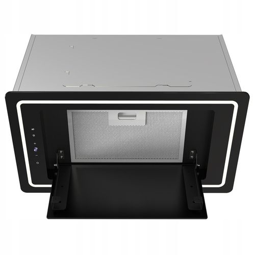 Okap kuchenny podszafkowy do zabudowy 52cm czarny LED premium Berdsen na Arena.pl