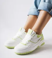 Biało-zielone sneakersy Barrette 39