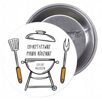 Przypinki buttony CHARYTATYWNY PIKNIK SUPER JAKOŚĆ