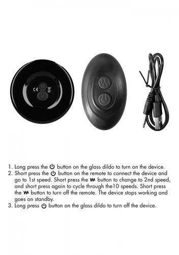 Stretchy   With Suction Cup and Remote   10 Speed   Black na Arena.pl