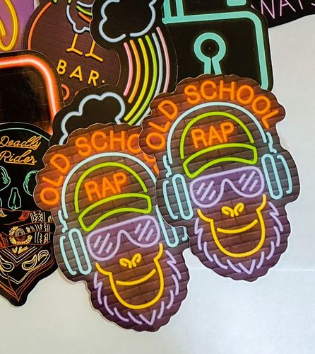 STICKER BOMB NAKLEJKI NA LAPTOPA NEONOWE MIX 50szt na Arena.pl