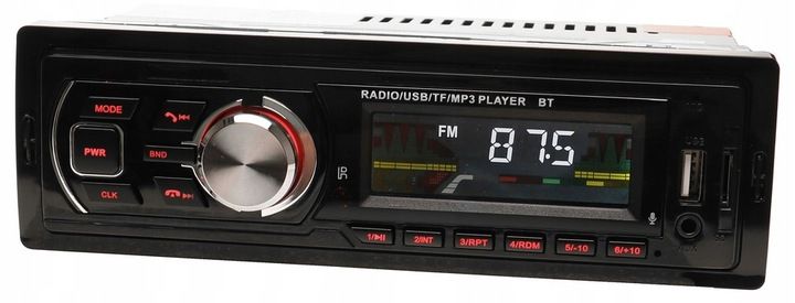Radio Samochodowe BLUETOOTH USB TF Pilot FM MP3 zdjęcie 4