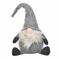 Skrzat szary w kratkę siedzący 46cm