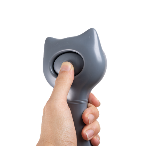 Grzebień do pielęgnacji kota szary ABS 19,2×8,5×4,4cm UNIQ PETS na Arena.pl