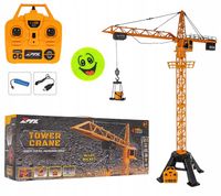 OGROMNY ŻURAW ZDALNIE STEROWANY RC DŹWIG 130 METAL + PILOT BEZPRZEWODOWY