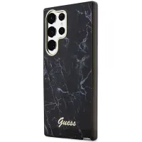 Etui Guess Marble Collection na Samsung Galaxy S23 Ultra - czarne