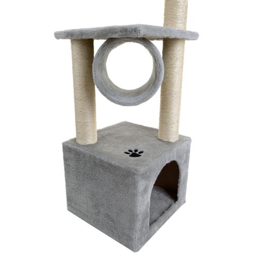 Drapak dla kota Double jasnoszary + piłka GRATIS na Arena.pl