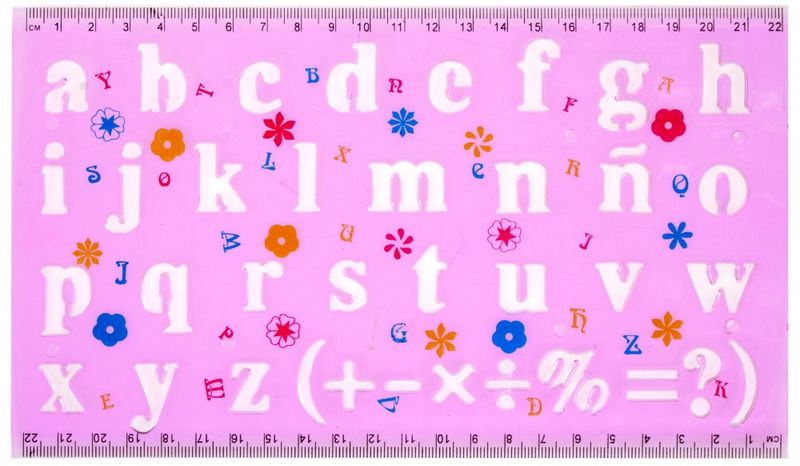 ND39_276076 SZABLON CYFERKI&LITERKI KPL2 STK PBH zdjęcie 4