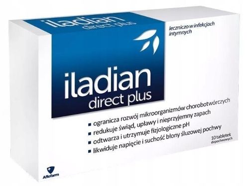 ILADIAN DIRECT PLUS 10tab ZDROWIE INTYMNE KOBIET na Arena.pl
