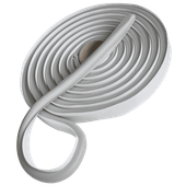 BUTYL ROPESEAL 14mm/4m SZARY, SZNUR, USZCZELNIACZ NA WILGOĆ, KLEJ-ROZŁĄCZNY