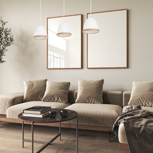 Lampa wisząca Studio Biały 3xE27 na Arena.pl