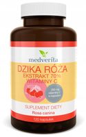 Witaminy kapsułki Medverita DZIKA RÓŻA witamina C 120 KAPS