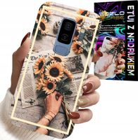 ETUI DO SAMSUNG GALAXY S9 PLUS - KWIATISTY WZÓR SŁONECZNIK SŁONECZNIKI