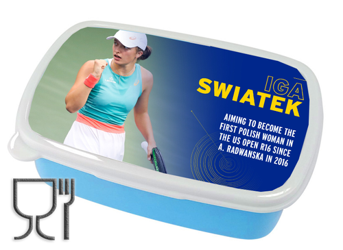 Pojemnik śniadaniowy - Lunchbox - Iga Świątek dla fana/fanki na Arena.pl