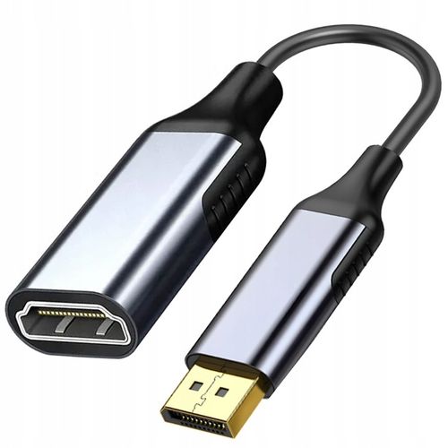 CO2 ADAPTER DISPLAYPORT DO HDMI 2.0 KABEL DP - HDMI FHD 240HZ 4K 60HZ HDR na Arena.pl