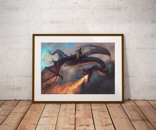 Smok - plakat premium 70x50 cm na Arena.pl