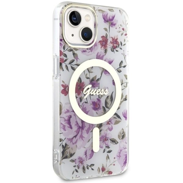 Etui Guess do iPhone 15, iPhone 14, iPhone 13, Przezroczysty, MagSafe zdjęcie 4