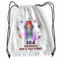 Plecak Sportowy Szkolny Dla Igi Córki Dziecka Z Nadrukiem Ze Zdjęciem