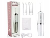 IRYGATOR DO ZĘBÓW BEZPRZEWODOWY DENTYSTYCZNY 360 4 DYSZE FLOSSER USB