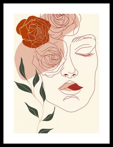 Plakat 25x35cm Beż i Twarz na Arena.pl