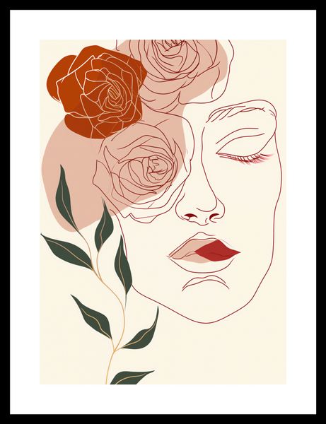 Plakat 25x35cm Beż i Twarz zdjęcie 3