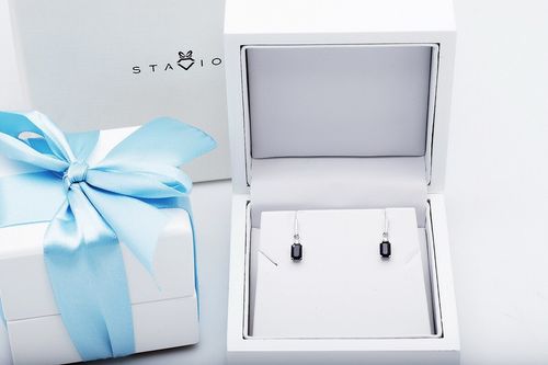 Złote kolczyki KBD1924S - Diament na Arena.pl