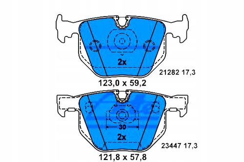 KLOCKI HAM TYL BMW 7 E65/E66 02 - ATE na Arena.pl