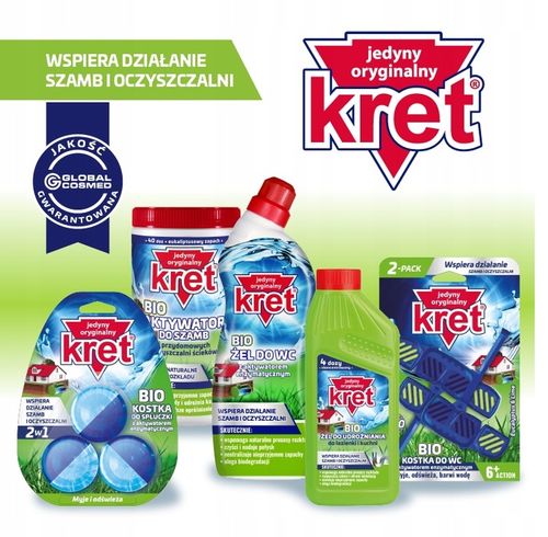 Kret Aktywator Bakterie do Szamba i Oczyszczalni Przydomowych Tłuszcze na Arena.pl