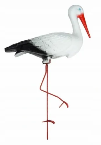 BOCIAN FIGURKA OGRODOWA PTAK WBIJANY STOJĄCY DEKORACJA ZEWNĘTRZNA DO OGRODU na Arena.pl