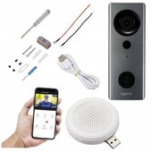 Wideodomofon KAMERA Full HD IP dzwonek APLIKACJA powiadomienia Google Home
