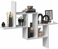 Nowoczesna Półka Wisząca Duża 85 cm Biała TIESCO TS - 3 Kolory