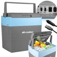 LODÓWKA TURYSTYCZNA SAMOCHODOWA 25L PRZENOŚNA CHŁODZENIE GRZANIE 12V/230V