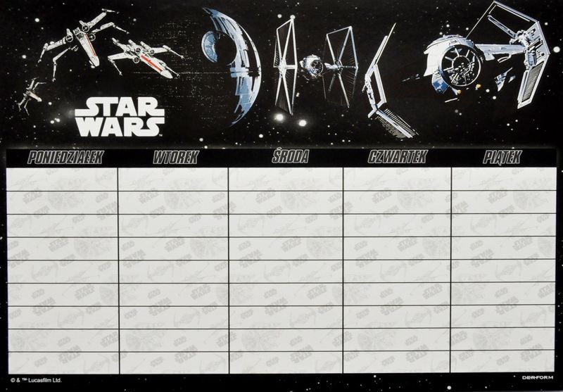 Plan Lekcji Star Wars 3 arena.pl