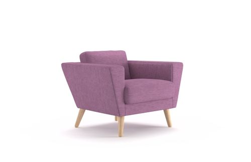 Fotel Atla fioletowy jasny na Arena.pl