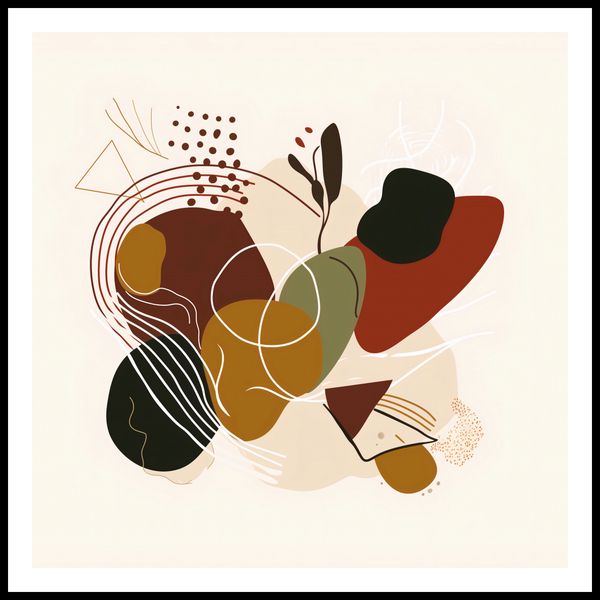 Plakat 100x100cm Organiczna Erupcja zdjęcie 3