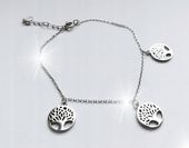 BRANSOLETKA MODUŁOWA CHARMS SREBRO 925 21 cm TRUSKY