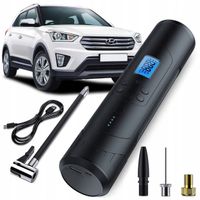 Kompresor Bezprzewodowy Pompka Do Roweru Auta Powerbank Z Latarką 150Psi